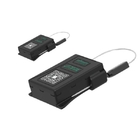 Rope Cut GPS Tracking Padlock Black 1500mAh Rechargeable Li Ion Battery